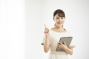 看護師　人差し指