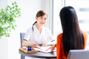 美容看護師　カウンセリング